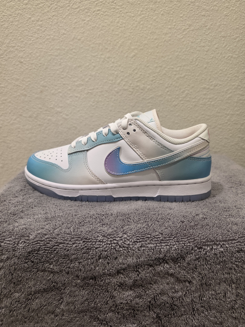 Nike Dunk Low Unlock Your Space Iridescent Blue White  Gradient